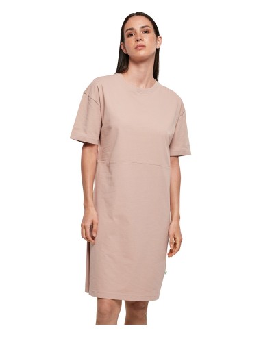 B-BY181-Ladies Organic Oversized Slit Tee Dress